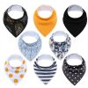 baby bibs for girls and boys, baby bibs for drooling teething